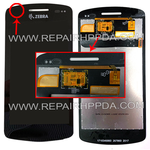 LCD with Touch ( no front camera version ) Replacement for Zebra EC50, EC55 LCD with Touch ( no front camera version ) Replacement for Zebra EC50, EC55